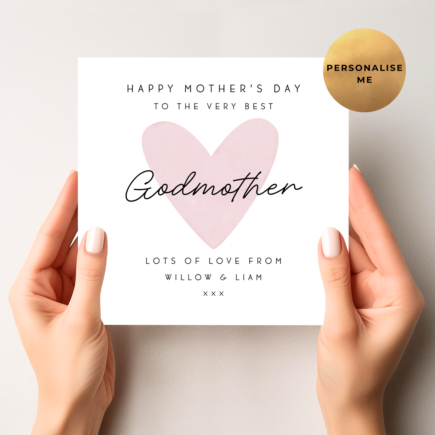 Simple Heart Mother's Day Card