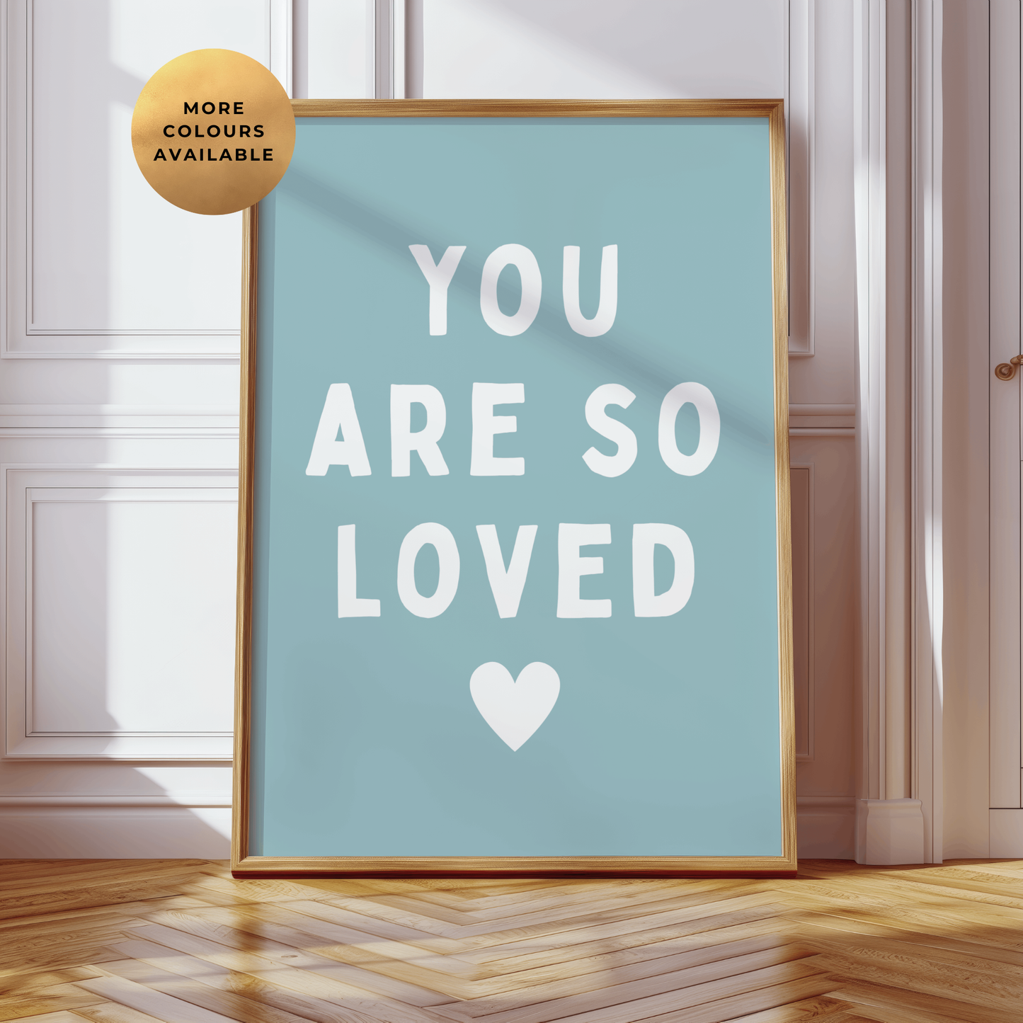 You Are So Loved Nursery Print