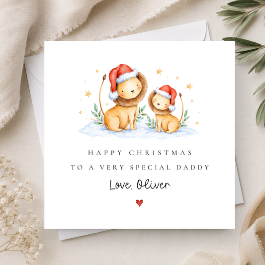 Christmas Card For Daddy
