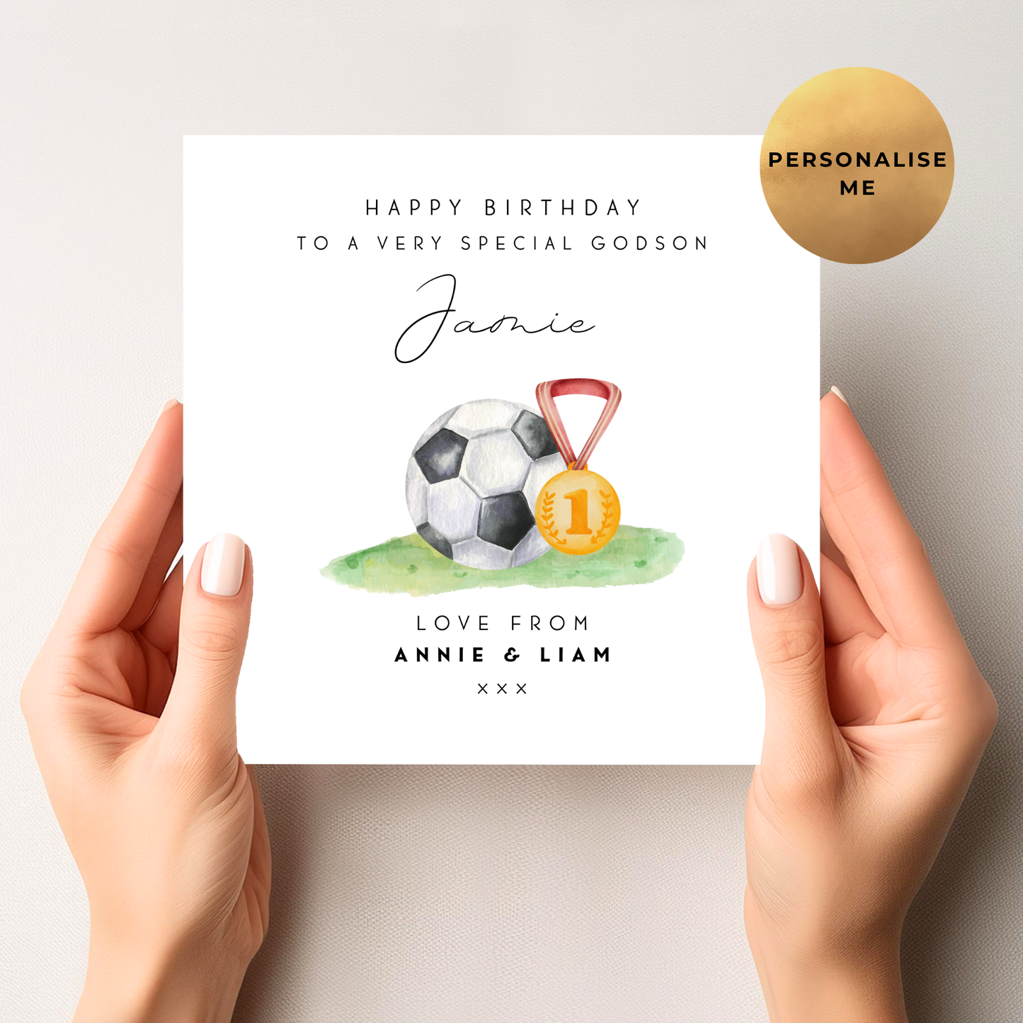Football Birthday Card