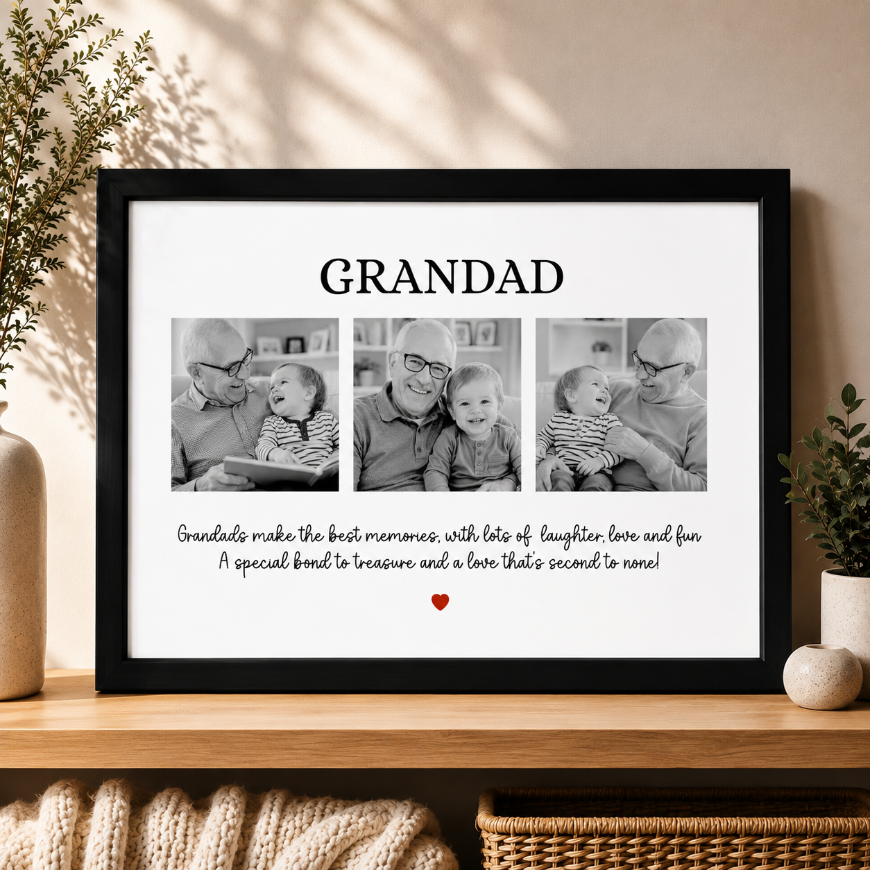 Photo Print For Grandad