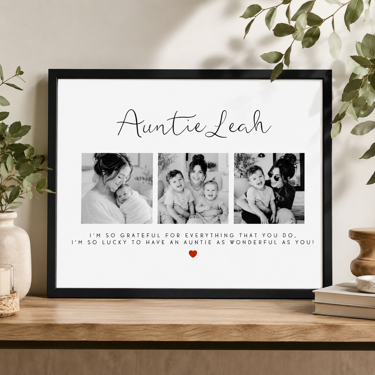 Photo Print For Auntie