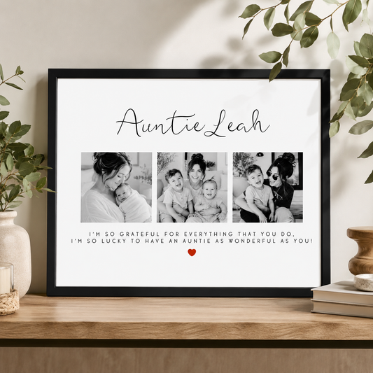 Photo Print For Auntie