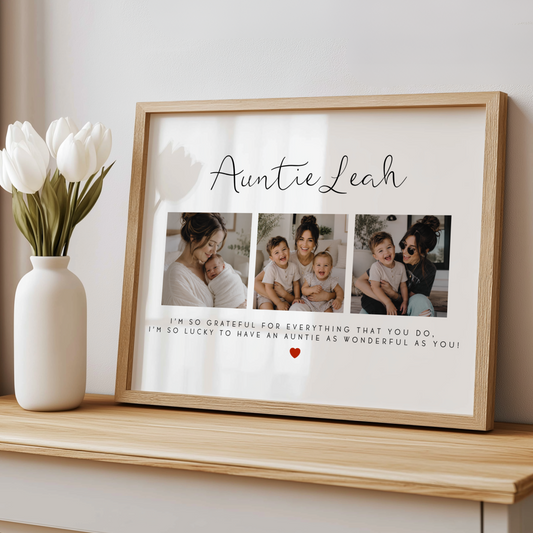 Photo Print For Auntie