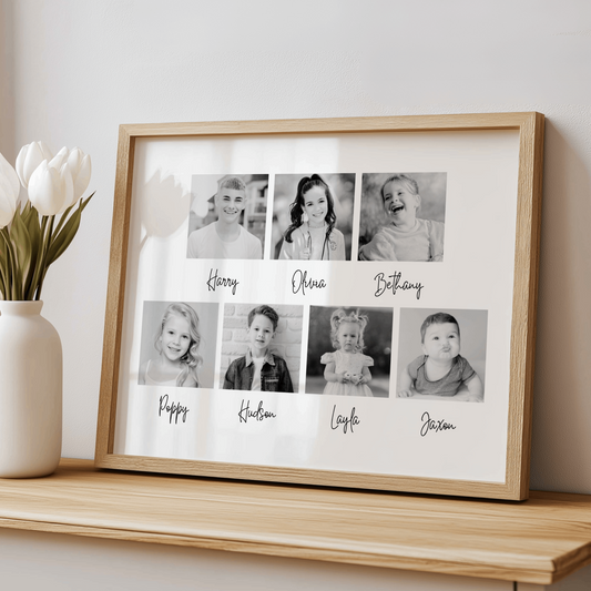 Family Photo Print (Seven Photos)