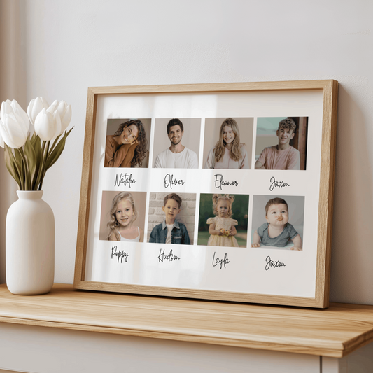 Family Photo Print (Eight Photos)