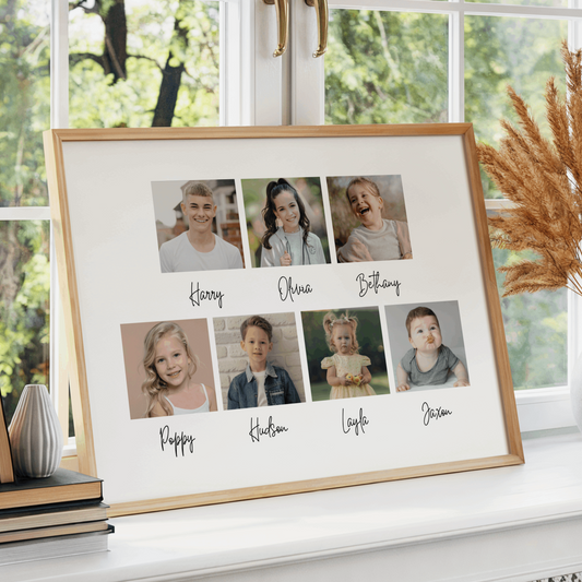 Family Photo Print (Seven Photos)