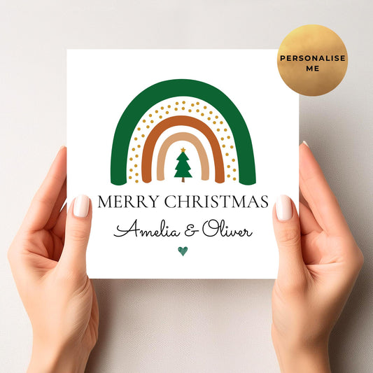 Rainbow Christmas Card