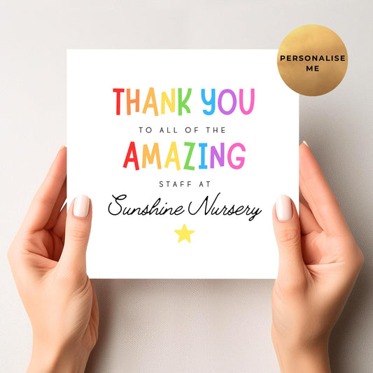 Nursery Thank You Card