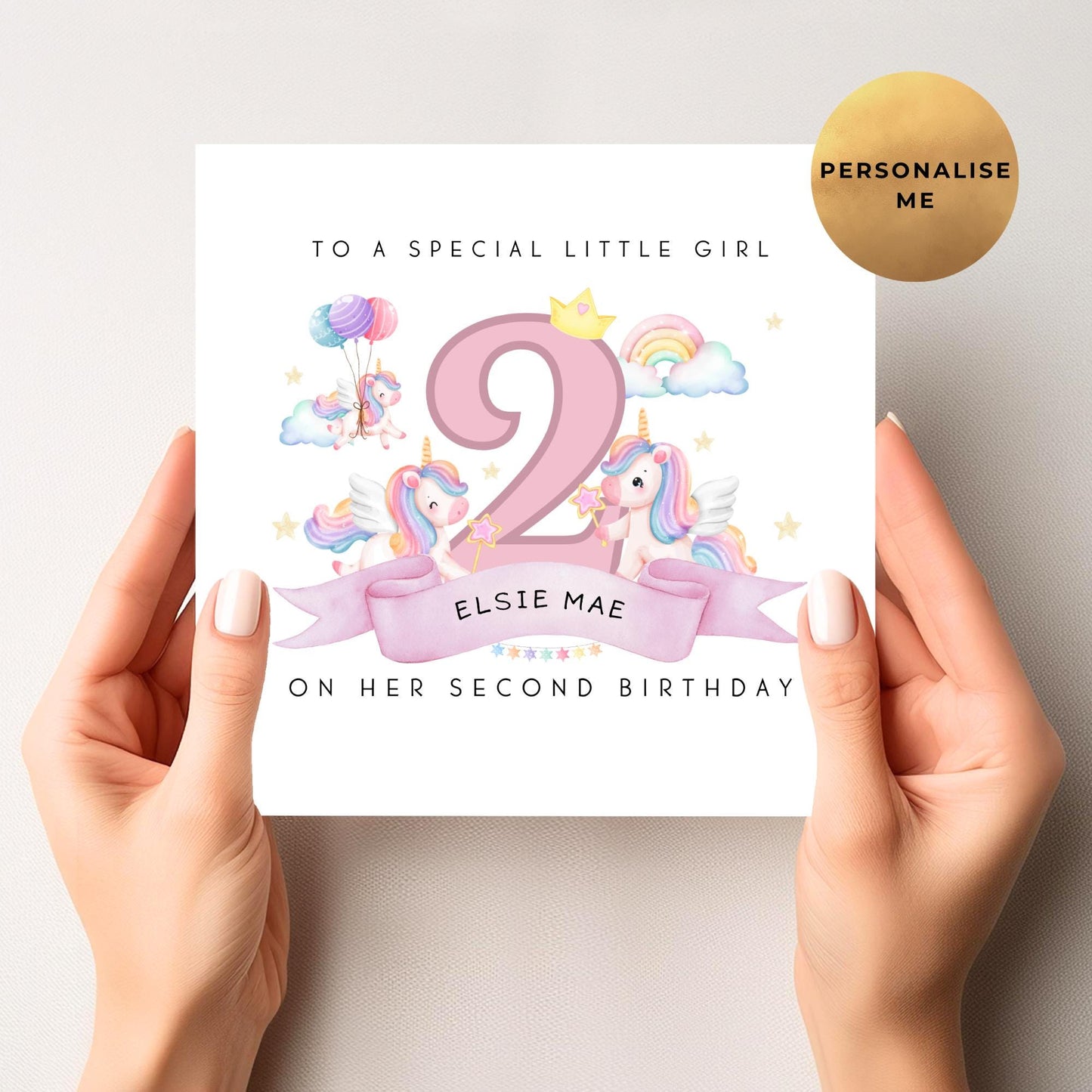 Unicorn Birthday Card