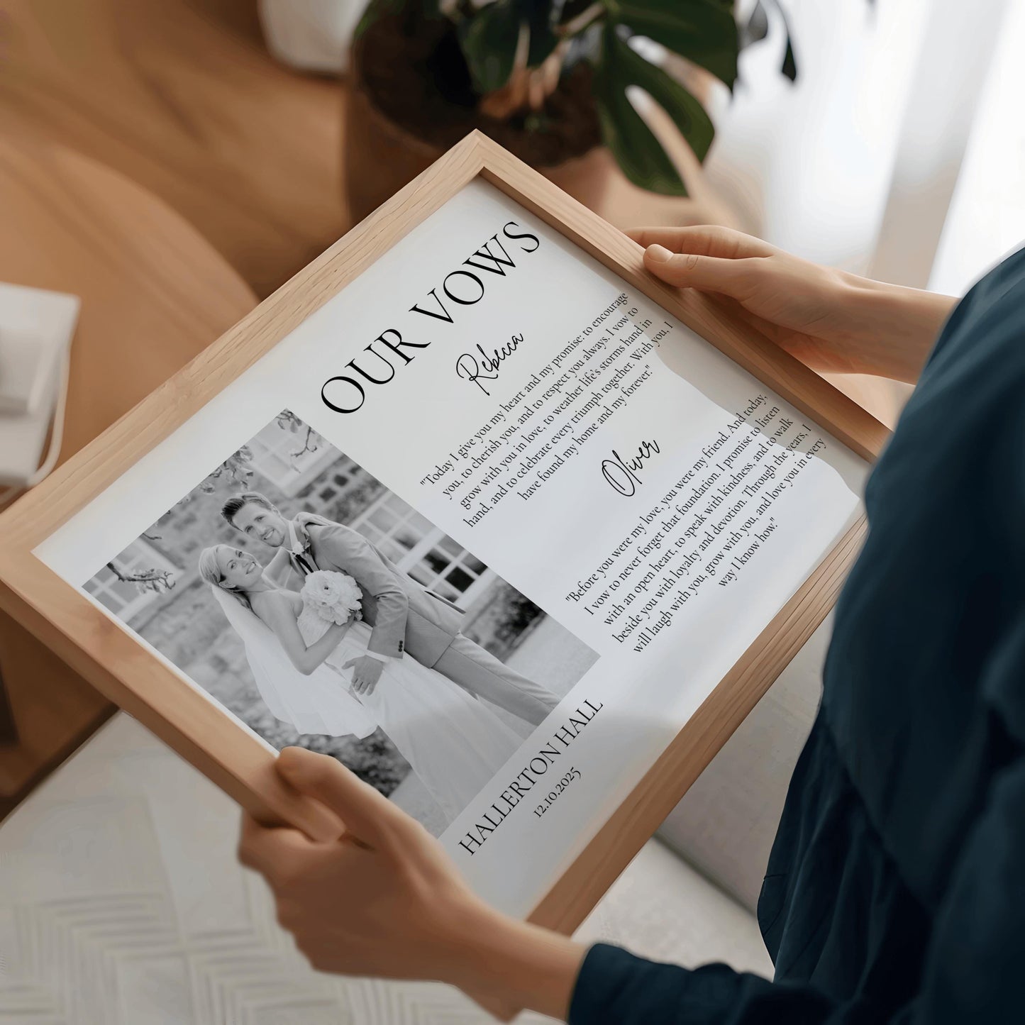 Wedding Vows Photo Print