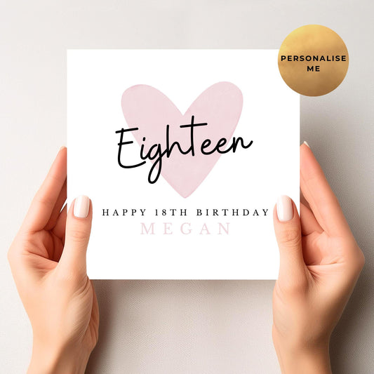 18th Birthday Card