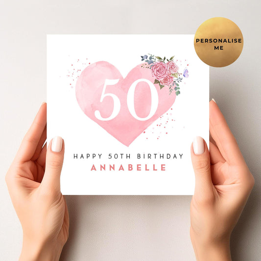 50th Birthday Card