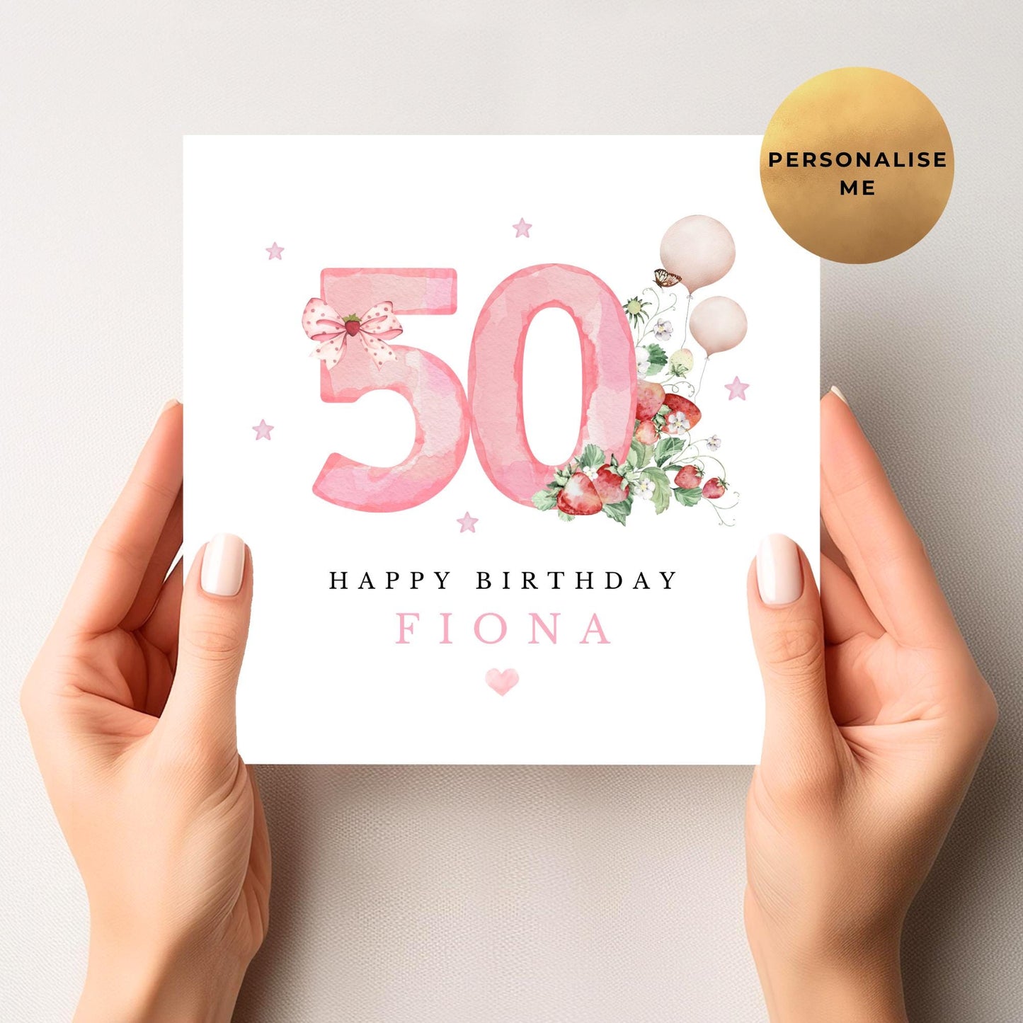 50th Birthday Card