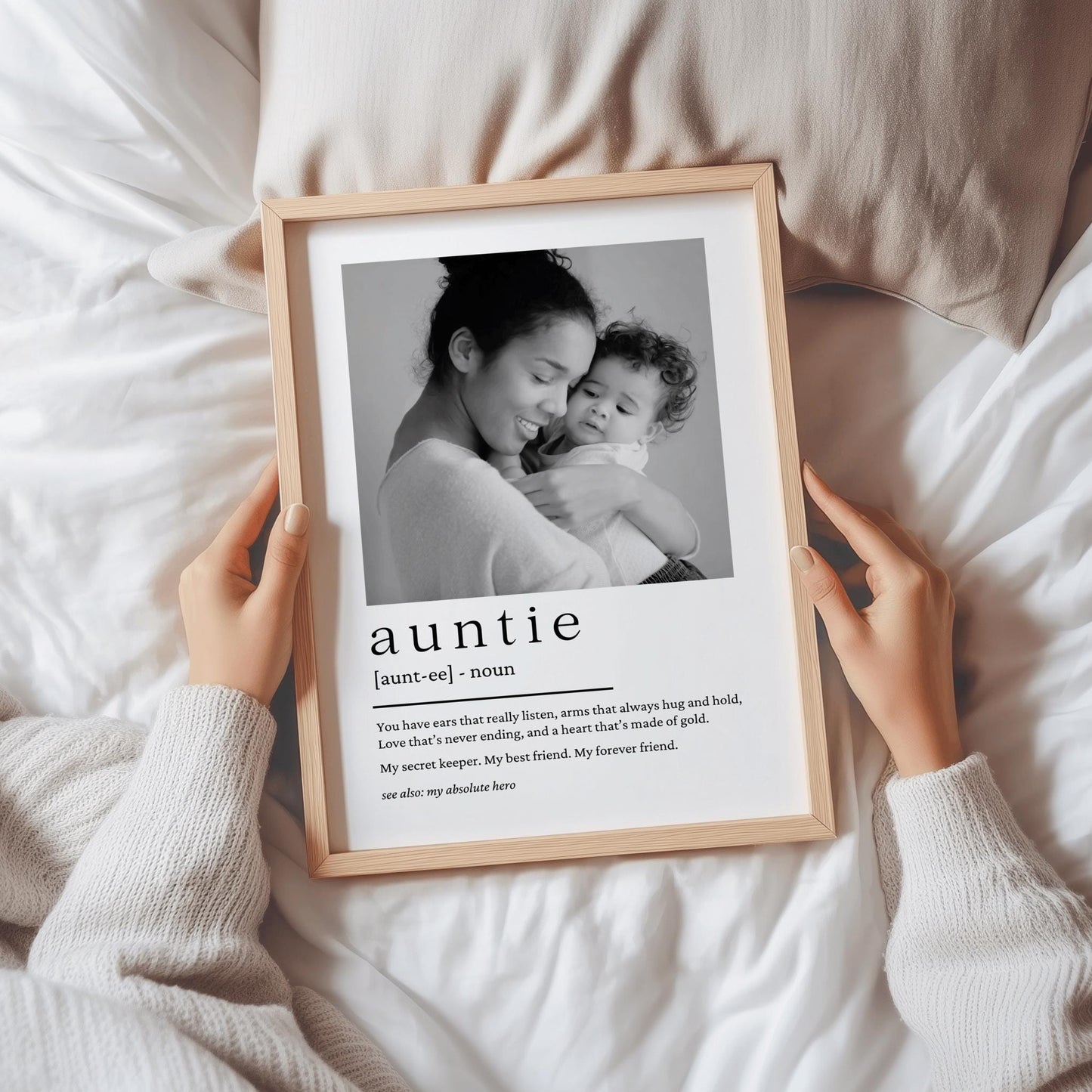 Photo Print For Auntie