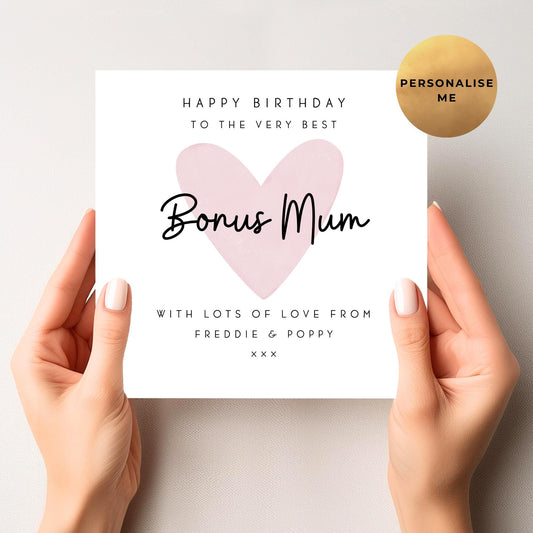Birthday Card For Bonus Mum