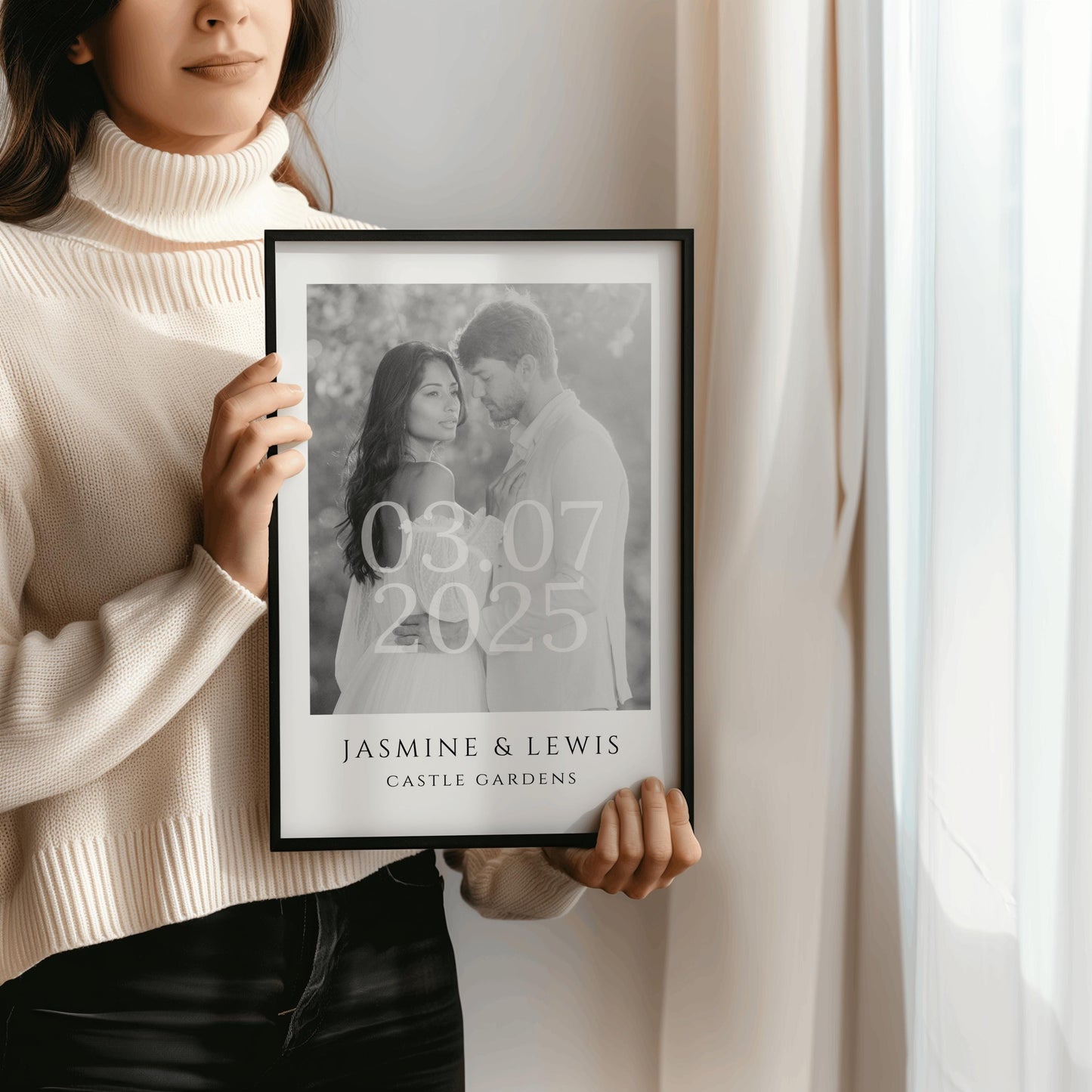 Personalised Engagement Photo Gift