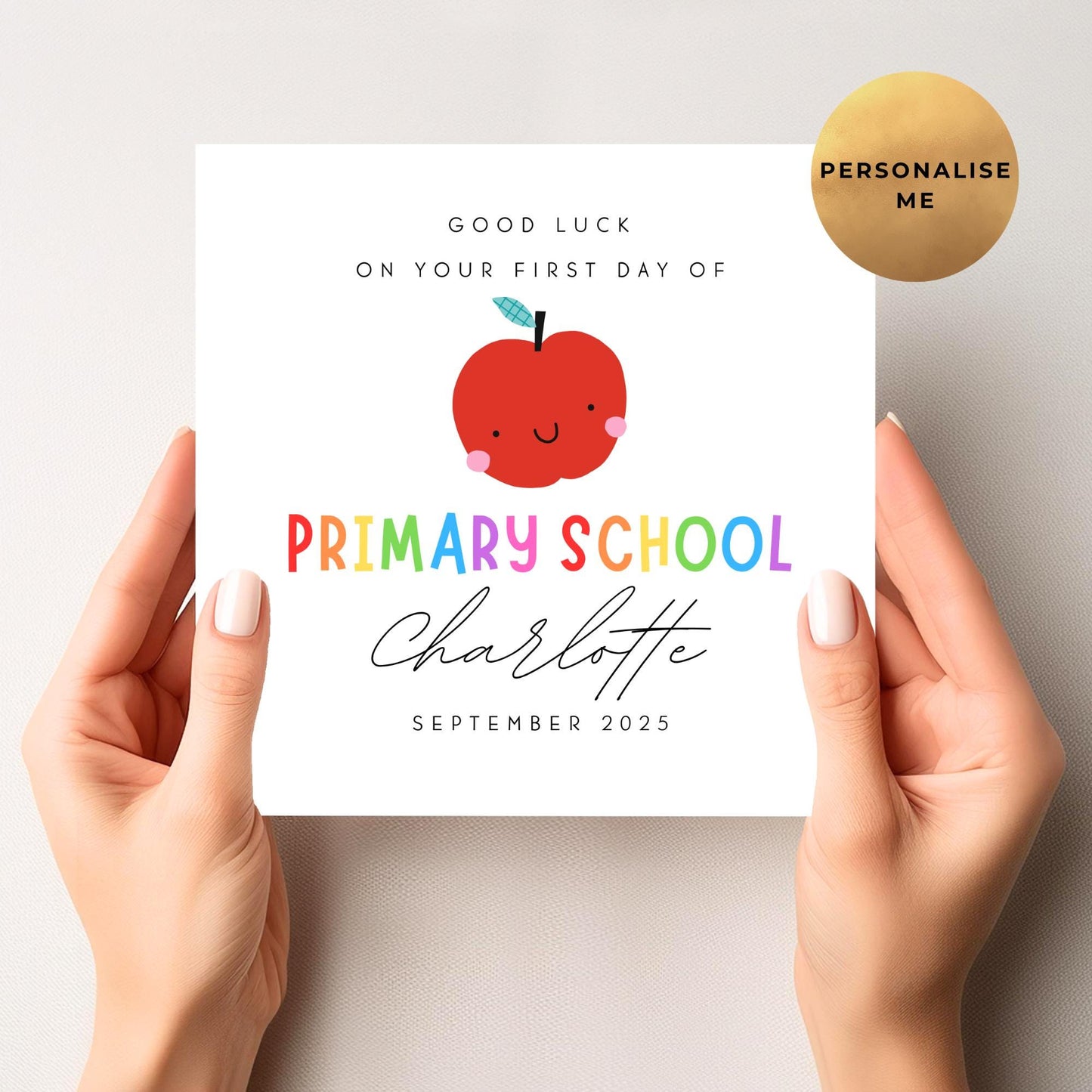 First Day Of Primary School Card