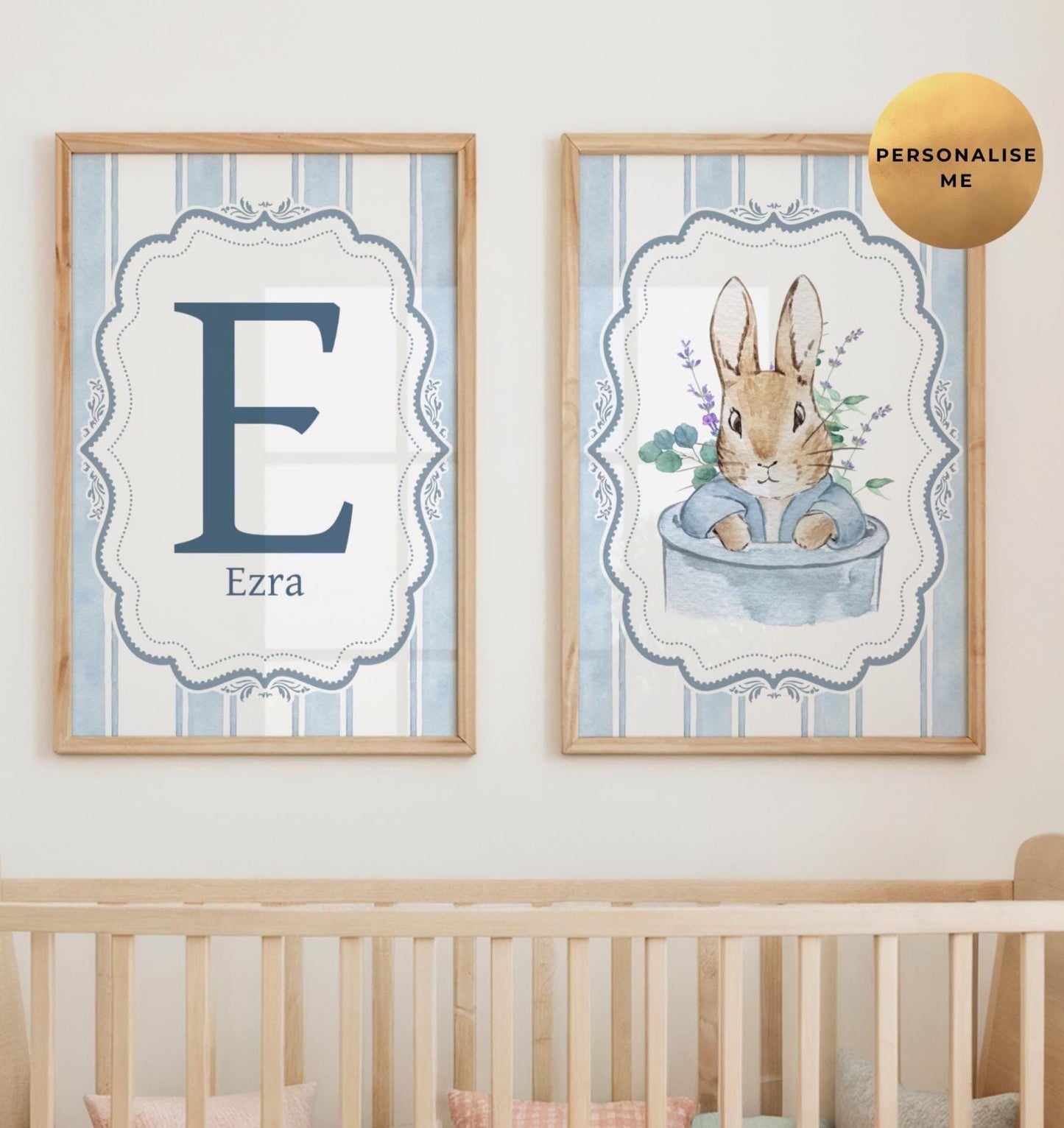 2x Peter Rabbit Nursery Prints