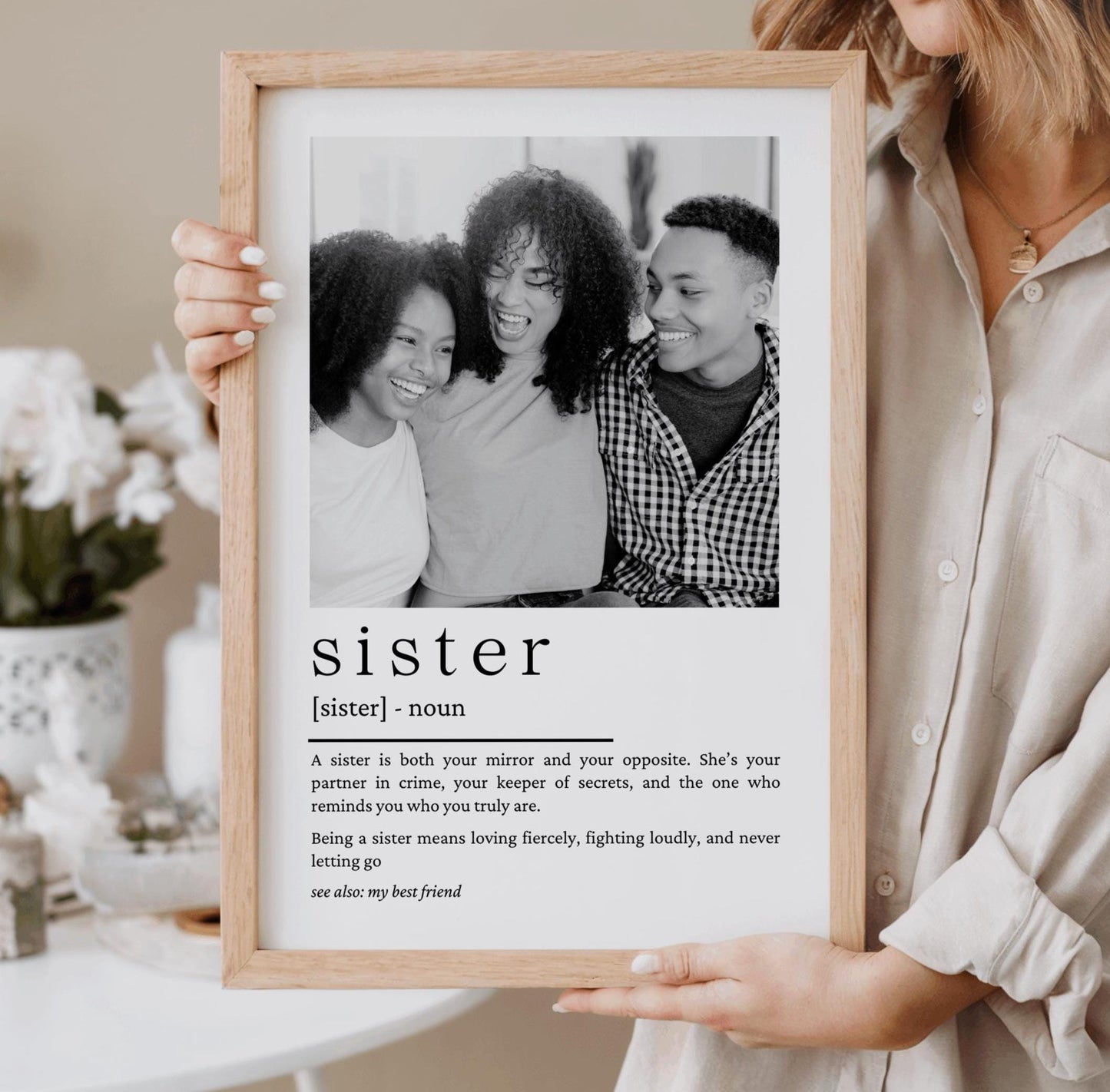 Photo Print For Sister