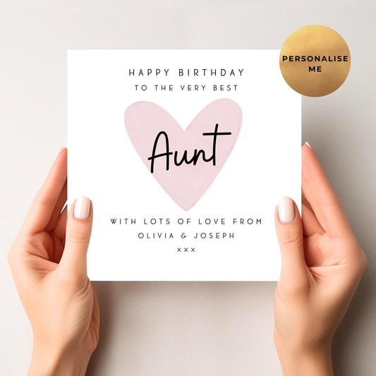Birthday Card For Aunt