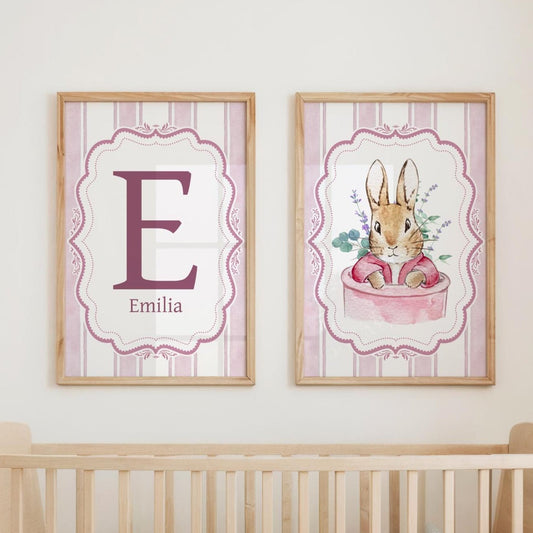 2x Peter Rabbit Nursery Prints