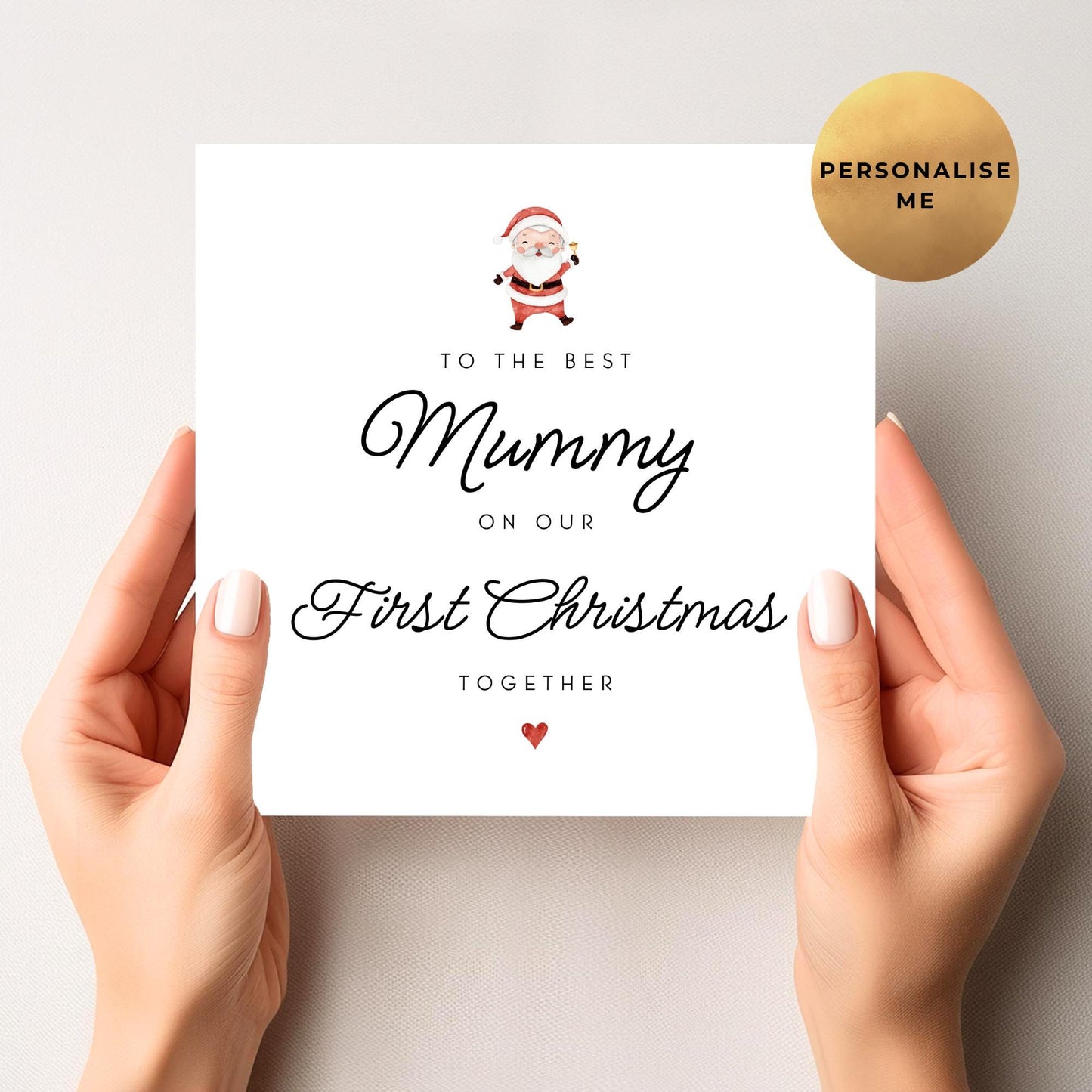 First Christmas Card for Mum