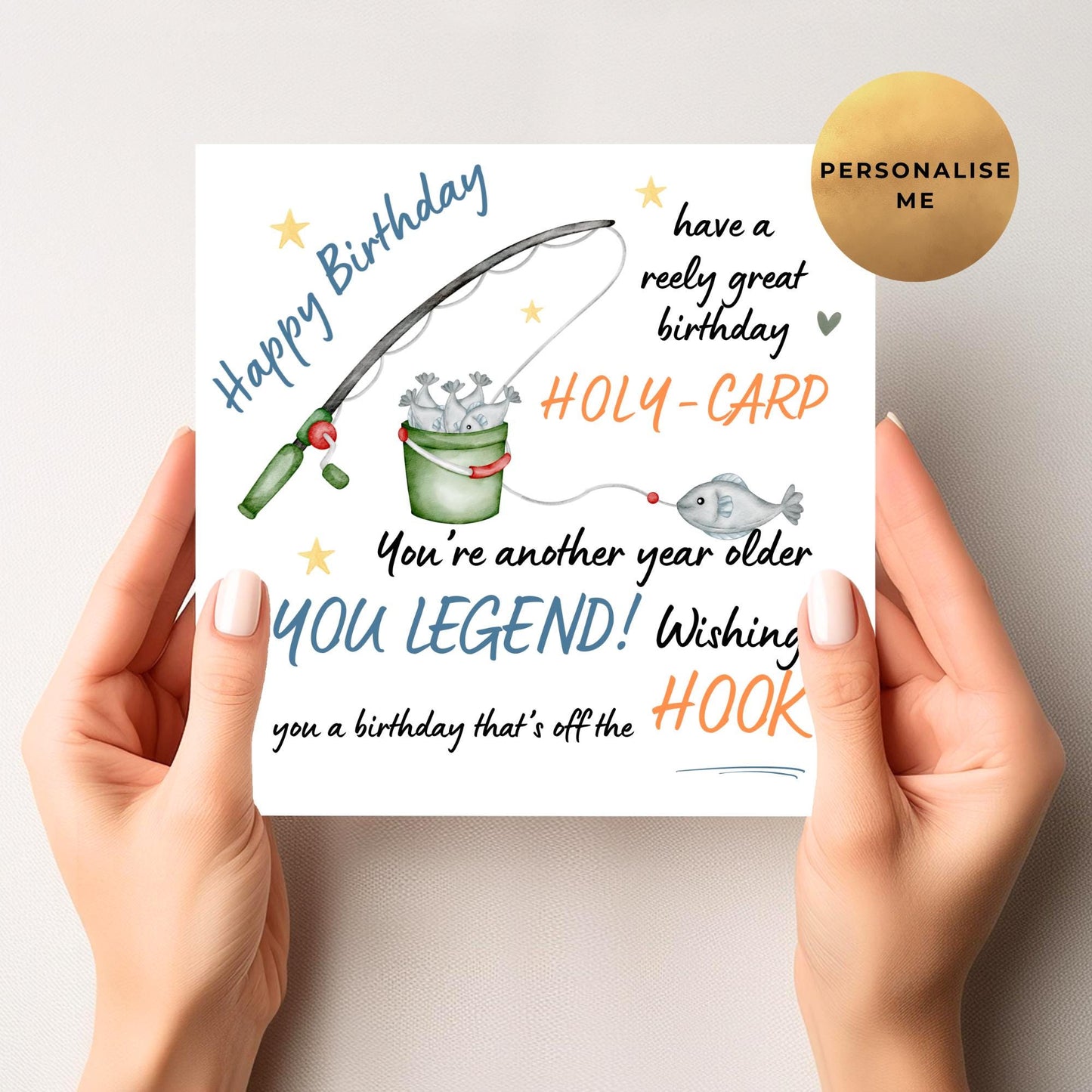 Fishing Birthday Card
