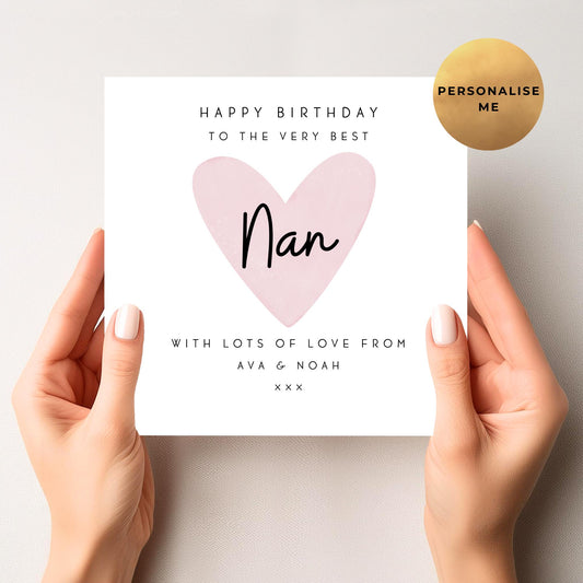 Birthday Card For Nan