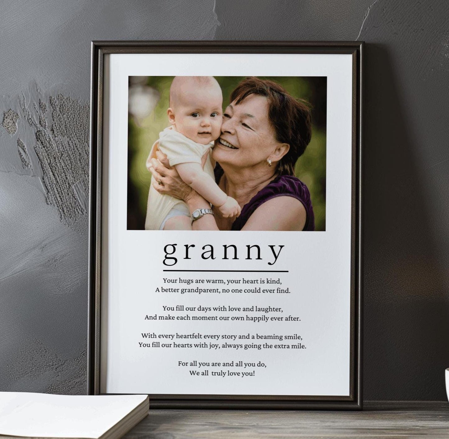 Grandma Photo Poem Print