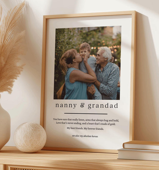 Photo Print For Nan & Grandad
