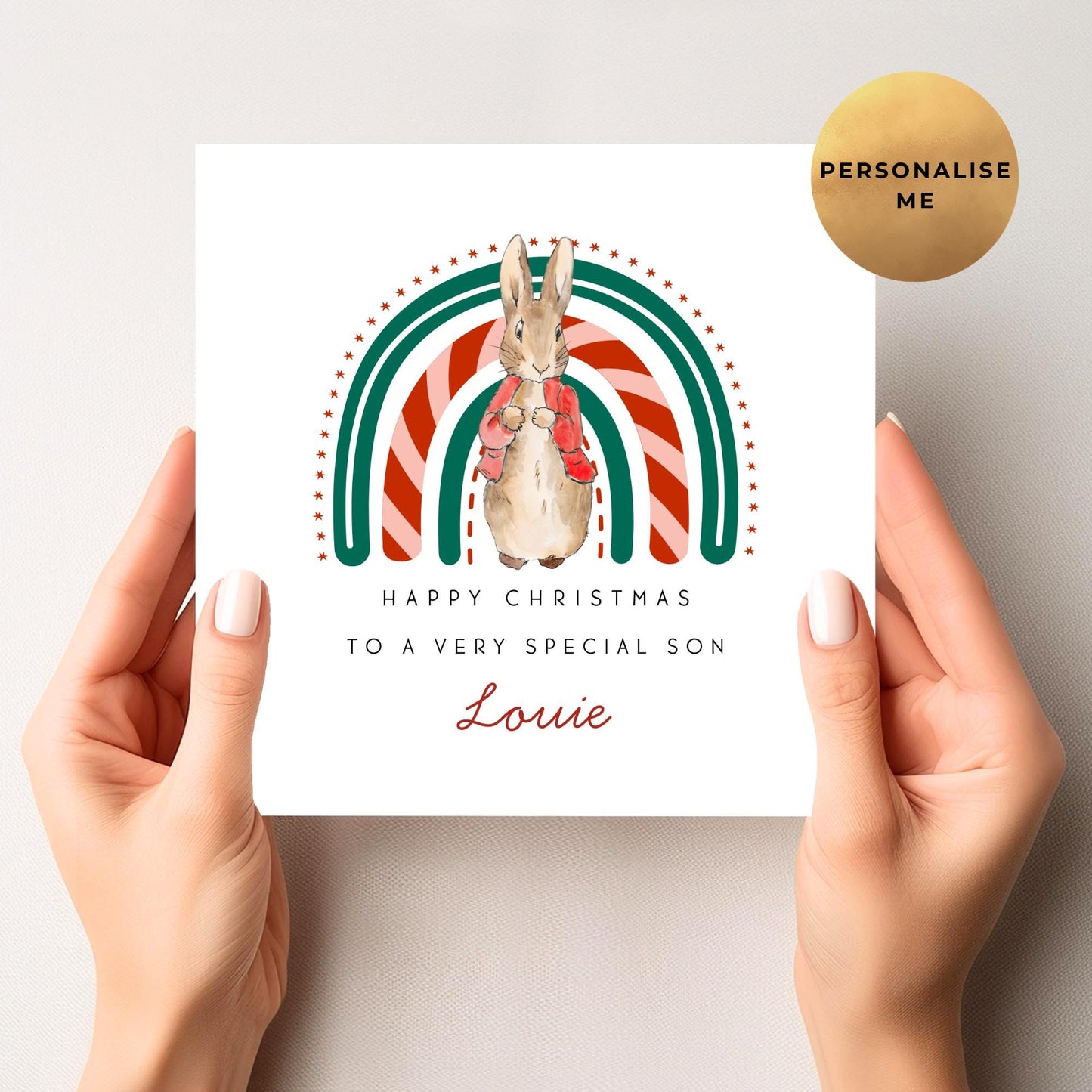 Peter Rabbit Christmas Card