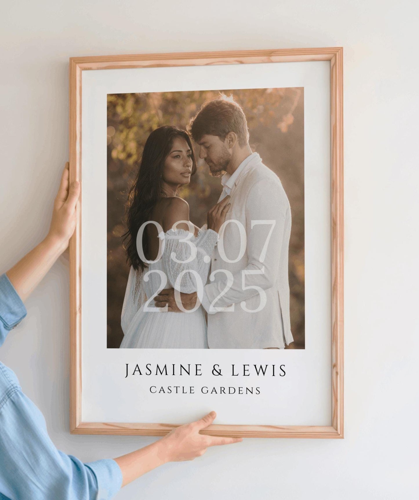 Personalised Engagement Photo Gift