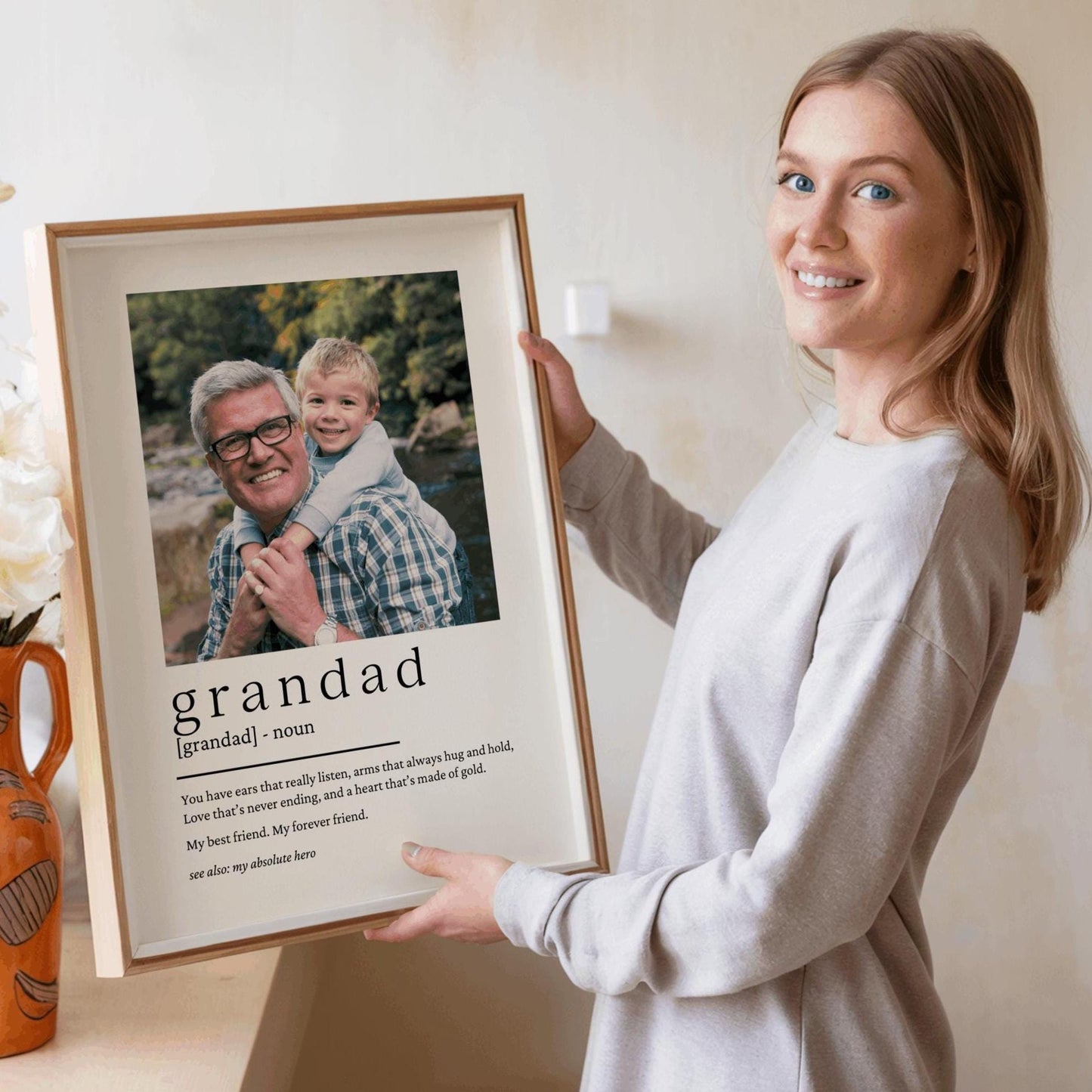 Photo Print For Grandad