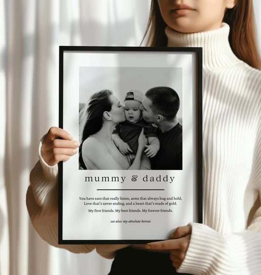 Photo Print For Mummy & Daddy