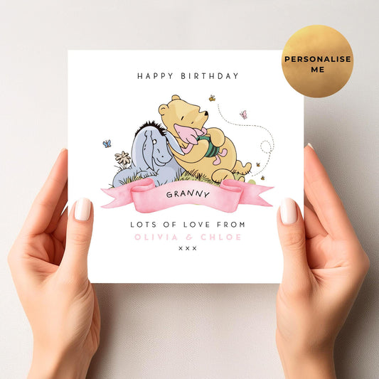 Winnie The Pooh Birthday Card For Her