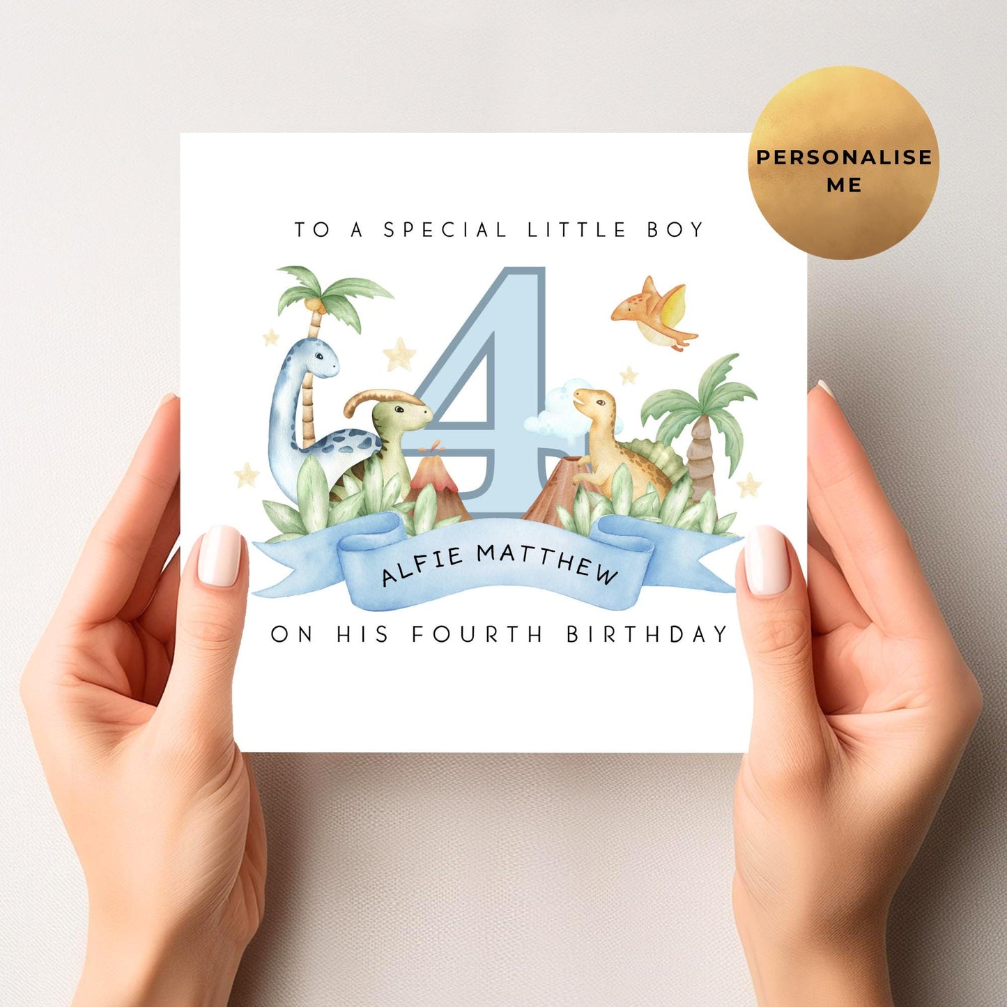 Dinosaur Birthday Card